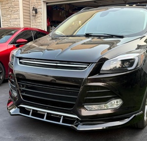 Splitter per Paraurti Anteriore Compatibile con <span class=keywords><strong>Ford</strong></span> Escape <span class=keywords><strong>Kuga</strong></span> 2013-2016, <span class=keywords><strong>Accessori</strong></span> Sottoscocca in ABS Nero Lucido - Product Image 2