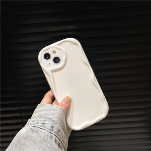 Funda trasera de TPU para teléfono móvil <span class=keywords><strong>Iphone</strong></span> <span class=keywords><strong>XR</strong></span>, carcasa suave a prueba de golpes, diseño de borde de onda de crema Irregular, el <span class=keywords><strong>mejor</strong></span> <span class=keywords><strong>precio</strong></span> - Product Image 6