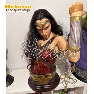 Busto <span class=keywords><strong>de</strong></span> Resina Personalizado <span class=keywords><strong>de</strong></span> Alta Calidad <span class=keywords><strong>de</strong></span> la Película <span class=keywords><strong>de</strong></span> la Mujer Maravilla <span class=keywords><strong>de</strong></span> <span class=keywords><strong>Marvel</strong></span> para la Venta - Product Image 6