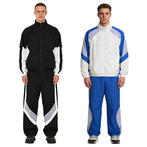 Ensemble de survêtement streetwear décontracté à capuche, coupe-vent, mi-lourd, teint en pièce, anti-transpiration, personnalisé, vente en gros pour fabricants - Product Image 2