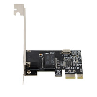 Adaptador de red PCIe con controlador LAN RTL8111 RJ45 hasta 10 100 1000 Mbps Tarjeta Gigabit Ethernet Compatible con Windows en stock