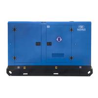 Groupe électrogène diesel SANNEY Power de 22 kVA à 150 kVA, à châssis ouvert ou en armoire silencieuse, refroidi par eau, avec ATS (commutateur de transfert automatique)