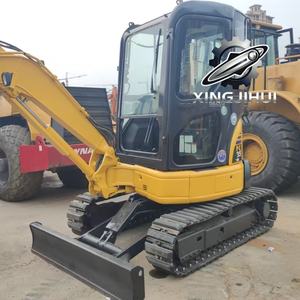 Excavatrice Komatsu 35-3 d'occasion, marque japonaise d'origine, 3 tonnes, petite excavatrice sur chenilles en caoutchouc, mini-excavatrices. - Product Image 5