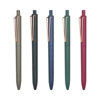 Stylo gel personnalisé à pinces, 0.5mm, vente en gros, 1 pièce, pour bureau et école, échantillon gratuit