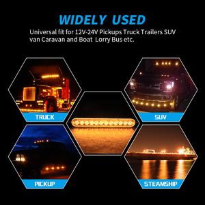 Luces Estroboscópicas de Emergencia DXZ de 12 LED, Barra de Luces Intermitentes de Advertencia para Automóviles, Camiones, Camionetas, Vehículos Todoterreno, <span class=keywords><strong>ATV</strong></span>, SUV, Montaje en Superficie - Product Image 5