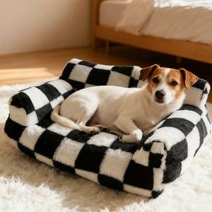 Pet <b>Sofa</b> <b>Bed</b> with PP Cotton Milk Fluff Filling Washable Removable Cover for Dogs Cats Small Animals Luxury - Product Image 3