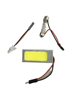 Luz LED perfeita para carro F2WORLD, luz cob 24SMD com quadro de leitura, luz T10, domo de festão 12V 24V para Mazda 6