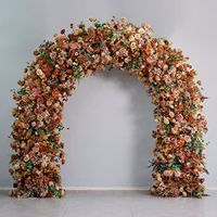 Composition florale réaliste en soie artificielle pour arche de fleurs, toile de fond pour mariages et événements, vente directe usine, nouveau style