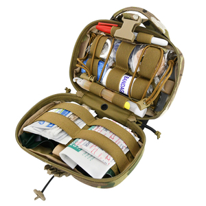 Bolsa de Primeros Auxilios Táctica <span class=keywords><strong>IFAK</strong></span> de Camuflaje de Nailon 500D GAF - Product Image 3