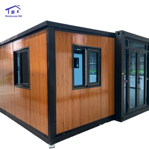 Casa contenedor de 20 pies, diseño modular expandible, acero + panel sándwich, impermeable y resistente a huracanes - Product Image 6