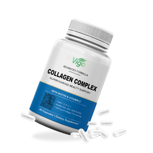 <span class=keywords><strong>Vigo</strong></span> Cápsulas blanqueadoras de colágeno múltiple Mezcla hidrolizada con biotina Vitamina C para la piel del cabello - Product Image 4