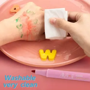 벤보 페인팅 플로팅 펜 화이트 보드 마커 아이들은 컬러 매직 플로팅 펜 마그네틱 선물 키트 물에 그리기