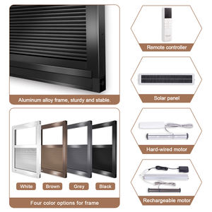 Persianas <span class=keywords><strong>de</strong></span> nido <span class=keywords><strong>de</strong></span> abeja motorizadas inteligentes ZSHINE, tela opaca completa, aislamiento térmico, Protección <span class=keywords><strong>de</strong></span> Privacidad, persianas celulares - Product Image 4