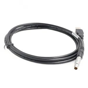 Fischer 5 pin Male to USB A00304 Data and Power Cable for Topcon Hiper V II Pro GB GR GPS