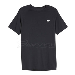 Camiseta de Hombre Nueva Tendencia, Corte Ajustado, Manga Corta, Transpirable, de Secado Rápido, Estilo Urbano, Informal, para Verano - Product Image 1
