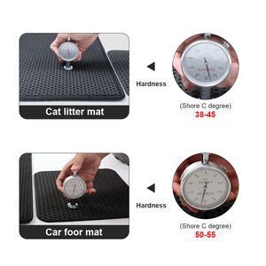 Double Layer EVA <b>Cat</b> <b>Litter</b> Mat Large Aperture Odor Control Waterproof Easy Clean Pet <b>Litter</b> Trap Pad - Product Image 5