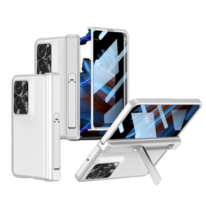 เคสโทรศัพท์หนังแบบพับได้ ดีไซน์คลาสสิกเรียบหรู คุณภาพสูง พร้อมบานพับแม่เหล็ก สำหรับรุ่น Oppo Find N2 Plus XR บรรจุกล่อง - Product Image 1