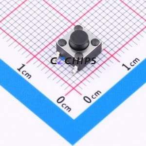 TS-6650S Tactile Switch SMD-4P,6x6mm Switch ( Operating Force: 2.5N )( Switch Length: 6mm )( Switch Width: 6mm ) - Product Image 1