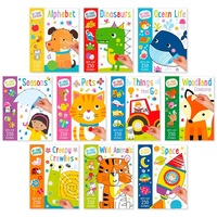 Autocollant en couleur réutilisable pour enfant et fille, impression personnalisée de livre