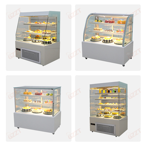 Thương mại dọc thẳng đứng cửa kính hiển thị truy cập tủ lạnh thương mại hiển thị Máy làm lạnh tủ lạnh Bánh sô cô la hiển thị - Product Image 6