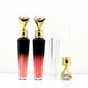 Natural Long Lasting Non stick Cup 3ml Diamond <b>Lip</b> Gloss Waterproof Private Label for Party Makeup - Product Image 1