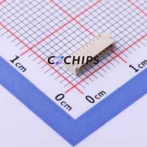 HDGC0802WR-S-9P Wire-to-Board Pin Header SMD,P=0.8mm,Horizontal Mount Connector 1x9P 0.8mm Horizontal Mount 9P - Product Image 1