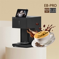 EB-PRO Nouvelle imprimante d'étiquettes automatique à jet d'encre UV, encre comestible pour café latte art, impression de logos haute précision