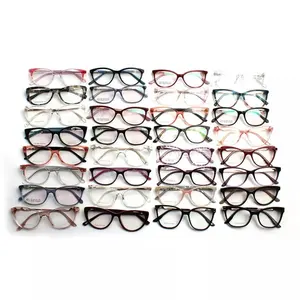 Grosir murah berbagai macam kacamata optik kacamata desainer campuran bingkai kacamata jarak bebas