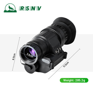 Kit de boîtier monoculaire de vision nocturne RSNV GEN2+ Gen3 PVS14 avec grossissement 1x, portée de 120 m et stabilisation d'image - Product Image 4