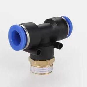 Raccords pneumatiques rapides PB8-03 pour tuyaux, accessoires de raccordement rapide pour camions, coude mâle PE, raccords pneumatiques - Product Image 6