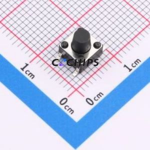 TS-KG02S-AT70F Tactile Switch SMD-4P,6x6mm Switch Single Pole Single Throw Round Button 2.5N Vertical Mount - Product Image 1