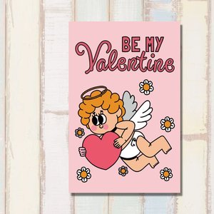 Tarjeta de San Valentín Personalizada al por Mayor, Diseño de <span class=keywords><strong>Cupido</strong></span> Adorable, Tarjetas de Felicitación con Sobre para Él, Ella, Esposa, Esposo, Compañero de Trabajo - Product Image 3