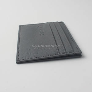 Gran Venta de tarjetero para hombre y mujer, tarjetero de cuero PU personalizado, billetera de negocios, tarjetero de identificación - Product Image 1