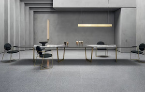 New Come Italian Modern Famous Designers <strong>Blue</strong> Velvet and Leather <strong>Dining</strong> <strong>Chairs</strong> With Good Gold Stainless Steel <strong>Chair</strong> - Product Image 5