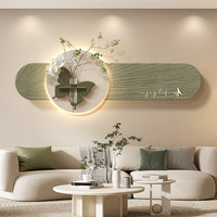 Peinture murale décorative pour canapé, art mural pour la maison, peinture hydroponique de plantes vertes, peinture murale en grès