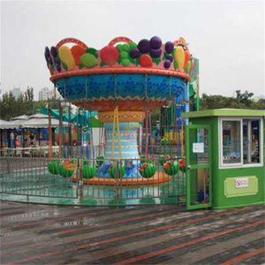 Vente d'usine Fairground enfants pastèque chaise volante kiddie manèges fruits chaise volante tour - Product Image 2
