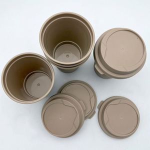 Vasos de Plástico Compostables 100% Naturales y Ecológicos de Taiwán, Taza de Té Ecológica - Product Image 3