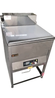 Friteuse électrique intelligente 40L pour la fonte de graisse solide, avec thermostat précis 60-200°C, seau à huile commercial vertical en acier inoxydable, 6Kw/9Kw