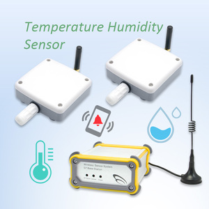Remote Building Management 2 Sets Industrial <b>Wireless</b> <b>Temperature</b> Humidity <b>Sensors</b> System - Product Image 1