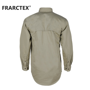 Frartex بيع بالجملة NFPA2112 لحام مقاوم للحريق <span class=keywords><strong>FR</strong></span> ملابس قميص مقاوم للهب للرجال - Product Image 4