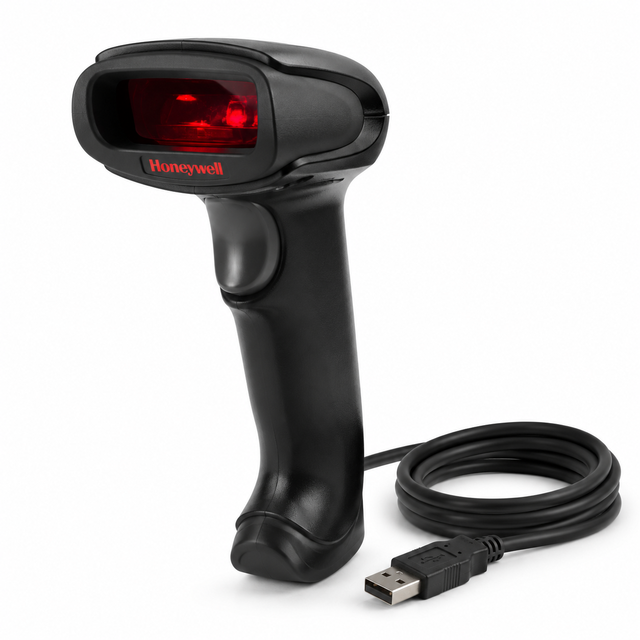Honeywell Voyager 1300g Handheld USB Laser Barcode Scanner 1D Code Reader for Retail POS Inventory Supermarket System