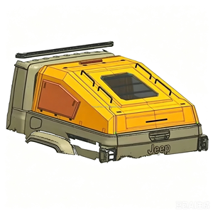 Nouvelle conception de couvre-caisse de camionnette de style Fastback, couverture de caisse rigide verrouillable pour GWM P300 Poer Cannon BYD Shark Frontier - Product Image 2