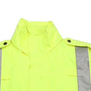 Offre Spéciale visibilité personnalisée jaune vif réfléchissant les travailleurs de la route veste de sécurité à manches longues - Product Image 3