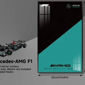 Último Modelo Compatible, Marco de Fotos Colgante de Pared de Aleación de Aluminio de 50x80 cm para Mercedes-AMG, para Exhibición en Ladrillo - Product Image 1