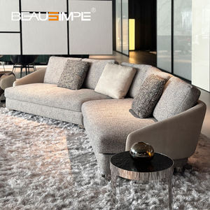 Lawson Canapé rond incurvé moderne pour salle de séjour avec design super yacht et design sectionnel canapé pour maison de luxe Ensemble de canapés d'angle - Product Image 2