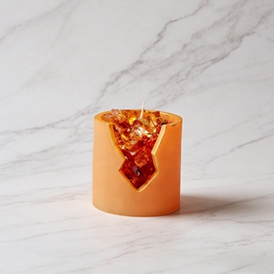 Aromatherapy Home Decor Decoration Crafts Healing Crystal Purple <b>Orange</b> Green Decorative Crystals Luxury <b>Gift</b> Scented Candle - Product Image 3