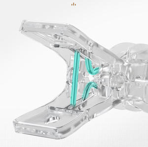 Pinces <span class=keywords><strong>à</strong></span> <span class=keywords><strong>linge</strong></span> transparentes en plastique ABS écologiques 2026, idéales pour la lessive et les cordes <span class=keywords><strong>à</strong></span> <span class=keywords><strong>linge</strong></span> – Nouveauté promotionnelle - Product Image 1