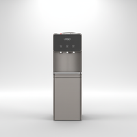 Distributeur d'eau électronique chaud et froid à réfrigération, nouveau modèle, le plus vendu en usine, avec indicateur lumineux en verre et design écologique