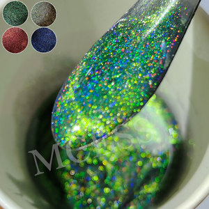 Mcess ÉCHANTILLONS GRATUITS Pâte <span class=keywords><strong>de</strong></span> pigment holographique arc-en-ciel Pigment holographique scintillant pour ongles Aquarelles Résine - Product Image 5