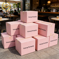 Boîte en carton ondulé personnalisée, boîte d'emballage pliante de luxe avec impression multicolore, boîte d'emballage pour cosmétiques